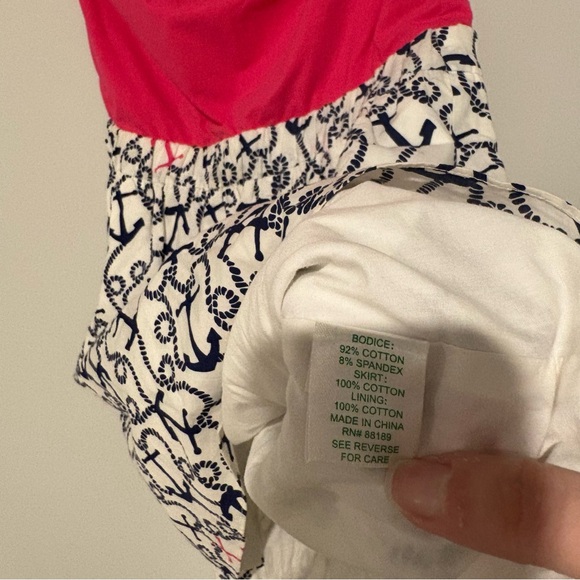 Lilly Pulitzer Esmeralda Dress strapless‎ anchor dress in Ahoy There pink small - Picture 7 of 7